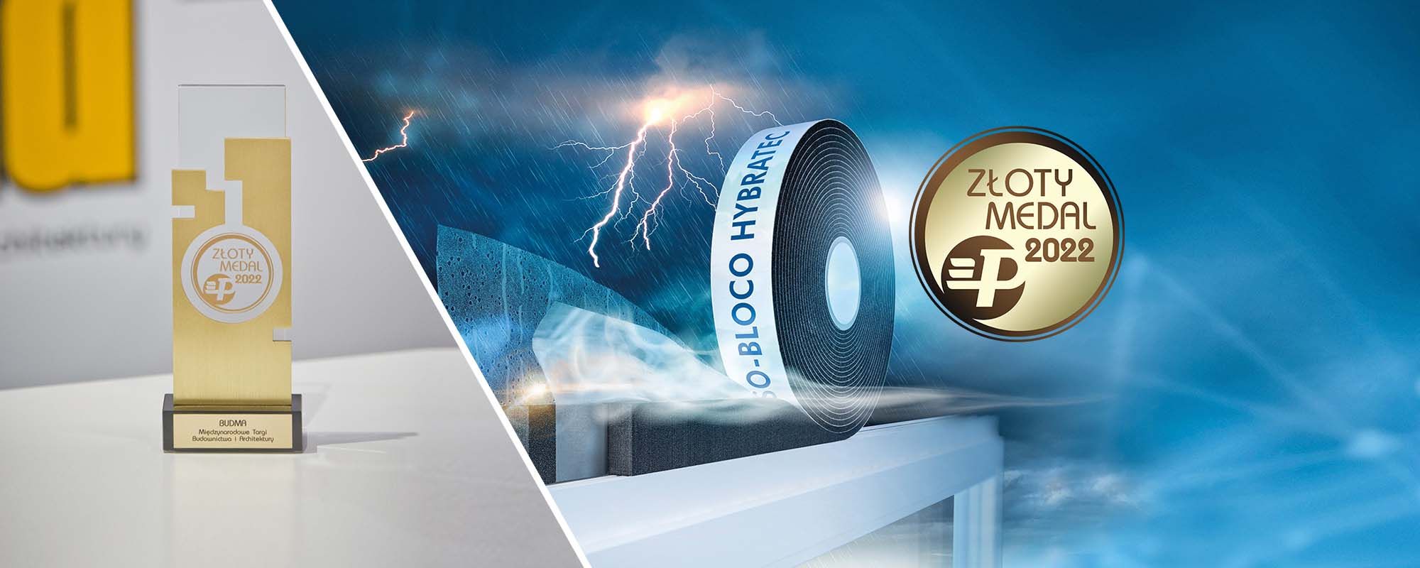 TAŚMA WIELOFUNKCYJNA ISO-BLOCO HYBRATEC NAGRODZONA "ZŁOTYM MEDALEM"