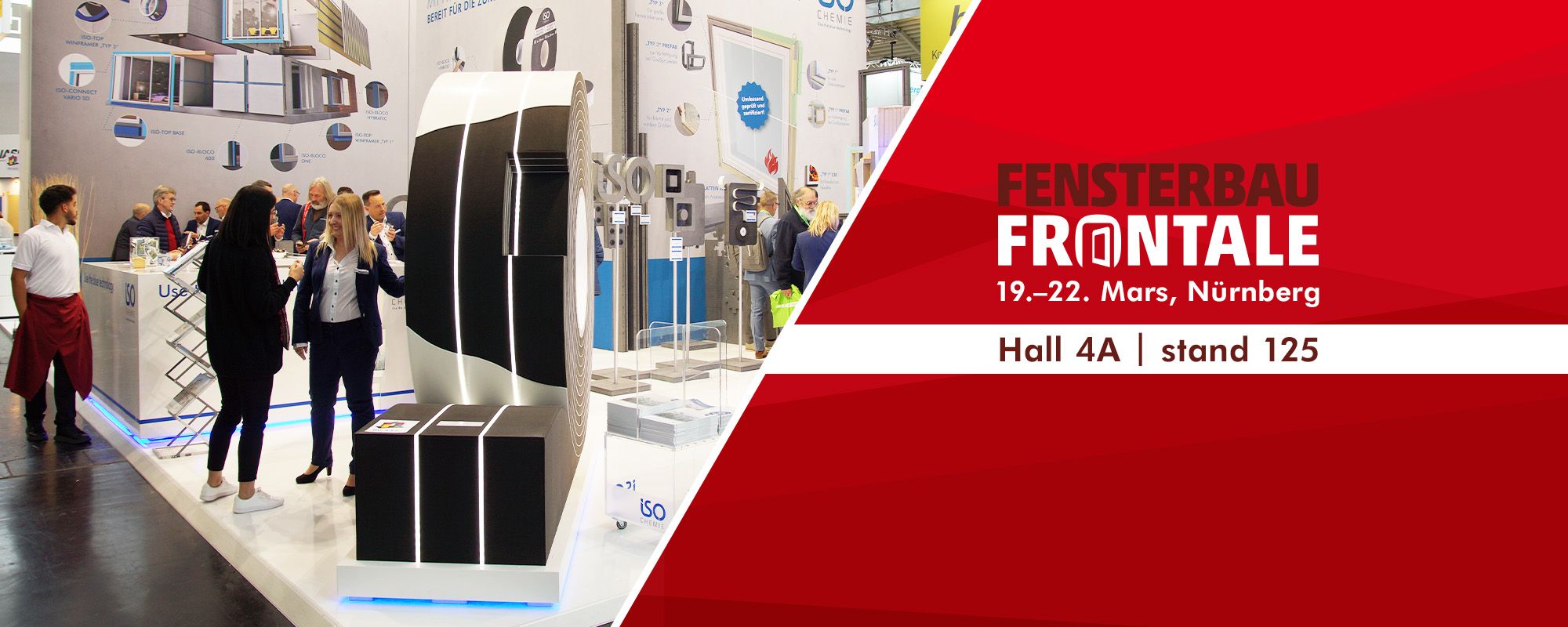 ISO-CHEMIE AU SALON FENSTERBAU FRONTALE : DES SOLUTIONS D'ÉTANCHÉITÉ FLEXIBLES ET FACILES À MISE EN OEUVRE