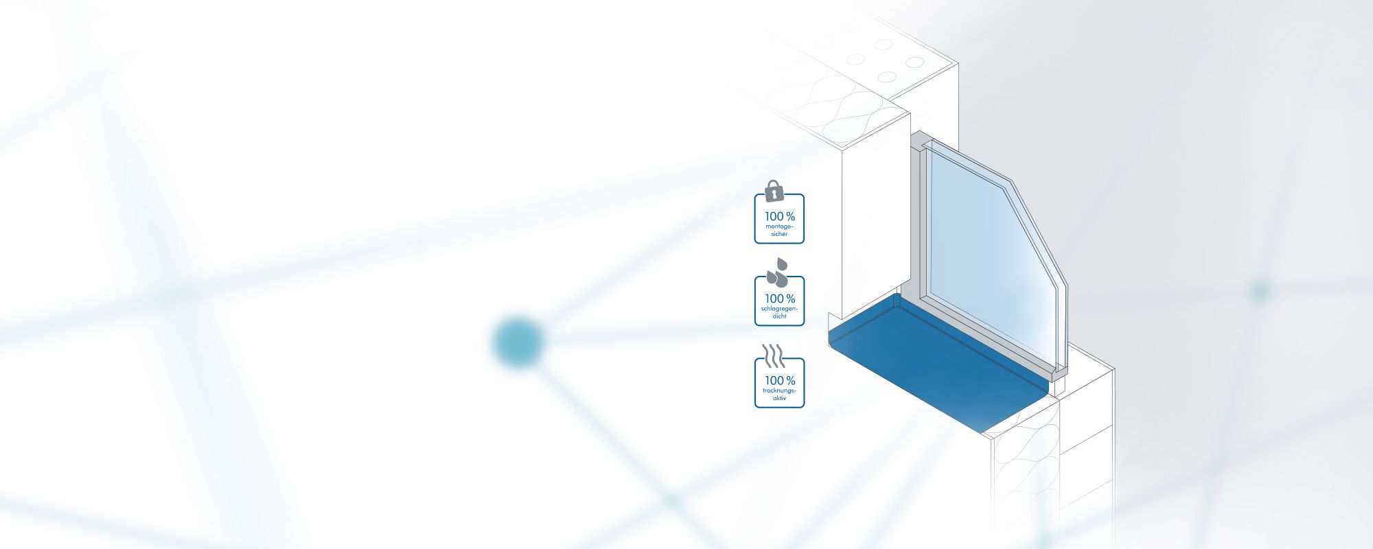 ISO-CONNECT EPDM DICHTWANNE - DAS WANNENFÖRMIG GESCHLOSSENE ABDICHTUNGSSYSTEM