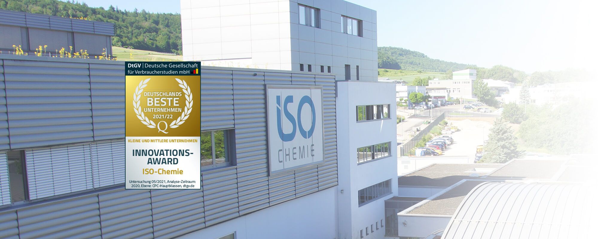 ISO-Chemie mit „KMU Innovations-Award 2021/22“ ausgezeichnet
