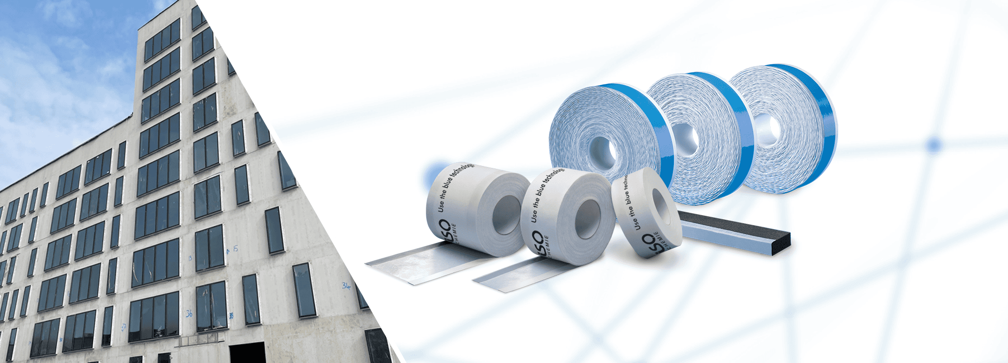 ISO-CHEMIE TAPES SEAL IT FOR NEW ECO-DESIGNED APARTMENTS