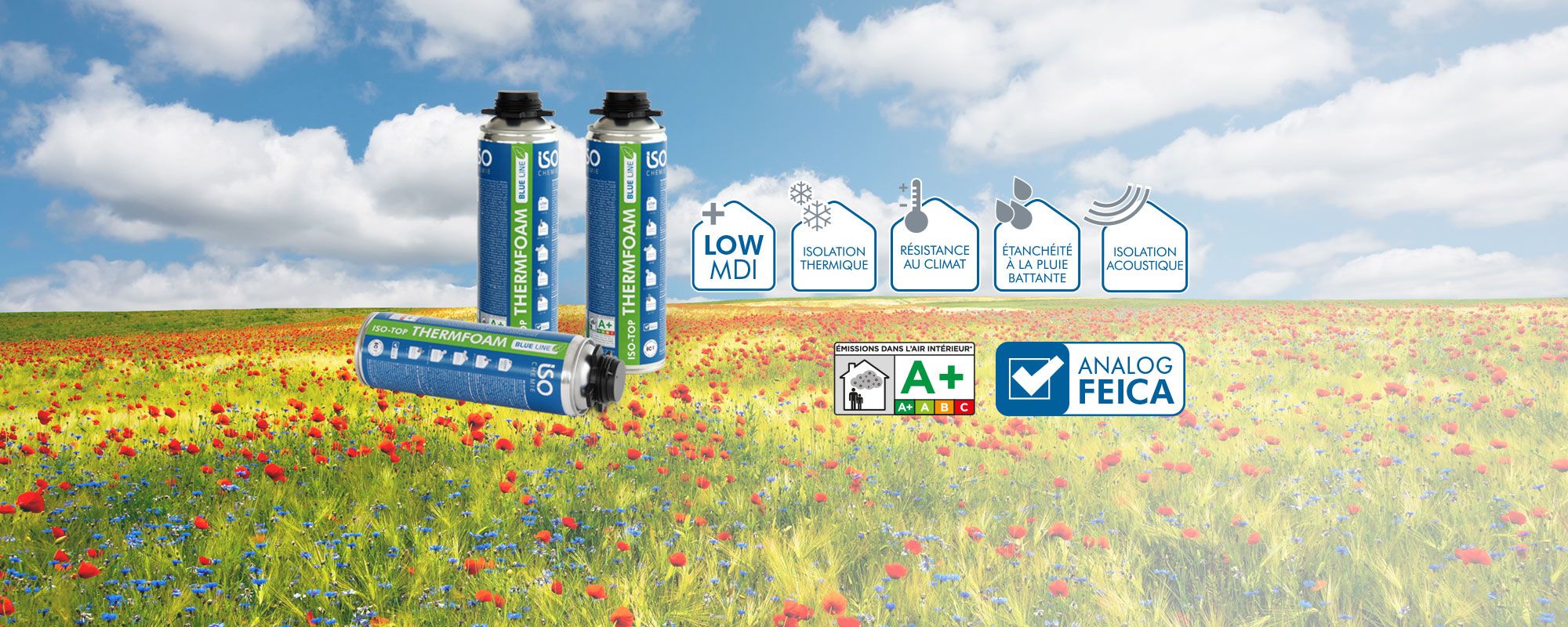 NOUVELLE MOUSSE PUR EN AÉROSOL : SAINE POUR L'HABITAT, SANS FORMATION PRÉALABLE, PAUVRE EN ISOCYANATES LIBRES !
