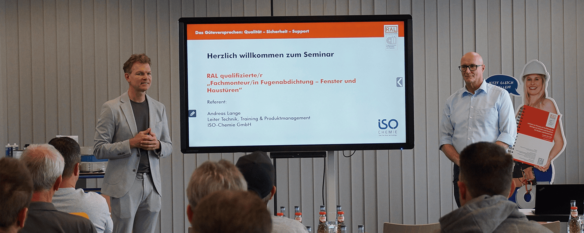 ISO-CHEMIE QUALIFIZIERT ERSTEN JAHRGANG „FACHMONTEUR FUGENABDICHTUNG“ FÜR RAL-AKADEMIE