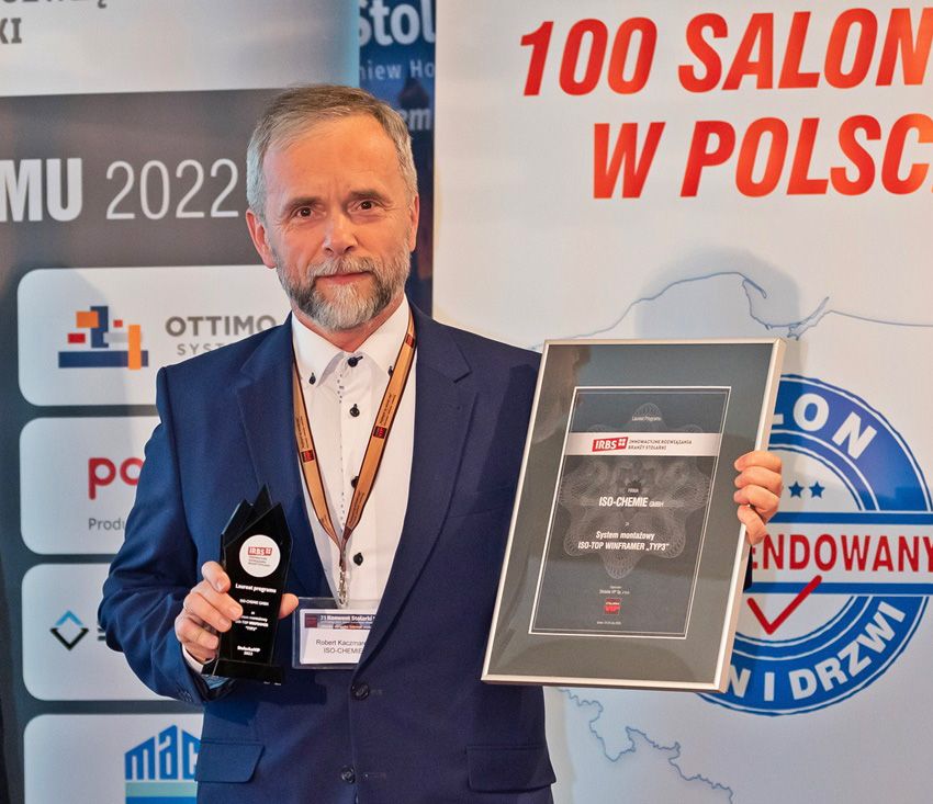 ISO-TOP WINFRAMER „TYP 3“ wyróżniony przez IRBS nagrodą za innowacyjność